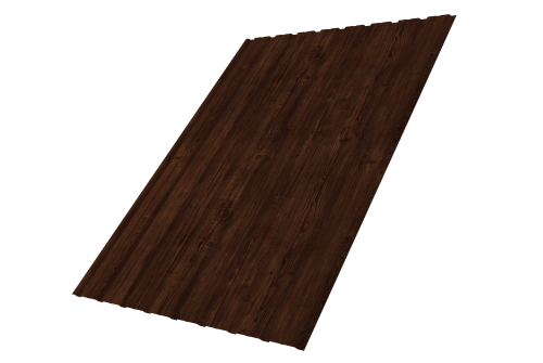 Профнастил С10В 0.45 Print Elite с пленкой Cherry Wood TwinColor