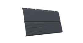 ЭкоБрус 0,345 Gofr GL 0.45 PE с пленкой RAL 7024 мокрый асфальт