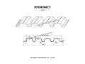 Профнастил Н60 x 845 A NormanMP ПЭ 01 RAL 1014 0,5 мм
