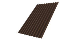 Профнастил С21R 0,5 Satin Matt TX RAL 8017 шоколад