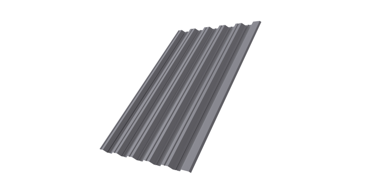 Профнастил HC35R 0.45 Drap TX RAL 7004 сигнальный серый