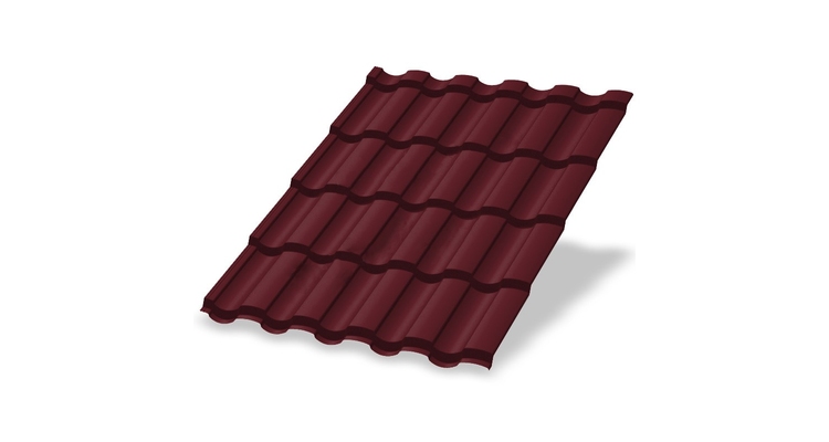 Металлочерепица МП Монтекристо-ML (VikingMP-01-3005-0.45)