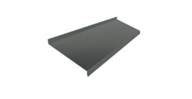 Отлив простой 200 0,45 PE с пленкой RAL 7005 мышино-серый (3м)