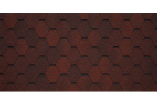 Черепица гибкая Tegola Unica Veneto amarone 410 (красный Амароне)
