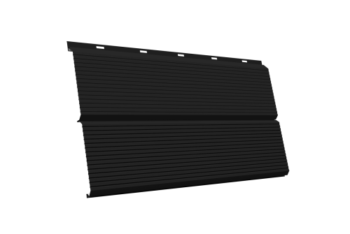 ЭкоБрус 0,345 Gofr 0.45 Drap TX RAL 9005 черный