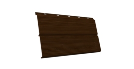 ЭкоБрус 0,345 Gofr 0.45 Print Elite Choco Wood TwinColor