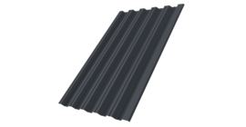 Профнастил НС35R Grand Line 0,5 Drap RAL 7024 мокрый асфальт