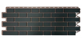 Панель Кирпич клинкерный Графитовый 1,13*0,42 м (уп-ка 10 шт.)