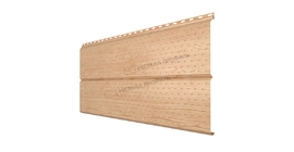 Софит Металл Профиль перфор. Lбрус-XL-14х335 (ECOSTEEL-01-Сосна-0.5)
