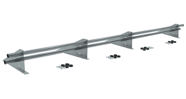 Снегозадержатель трубчатый универсальный Optima плюс RAL 7004 3м