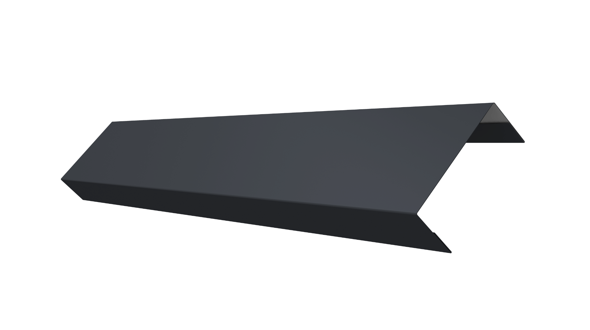 Ламель лицевая 50 забора жалюзи Texas 0.5 PurLite Matt с пленкой RAL 7024 мокрый асфальт