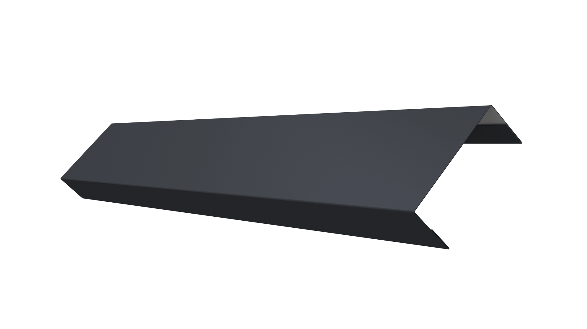 Ламель обратная 50 забора жалюзи Texas 0.5 Atlas X с пленкой RAL 7024 мокрый асфальт