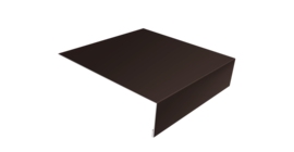 Планка лобовая/околооконная простая 190х50 0,45 Drap ST RR 32 темно-коричневый (3м)