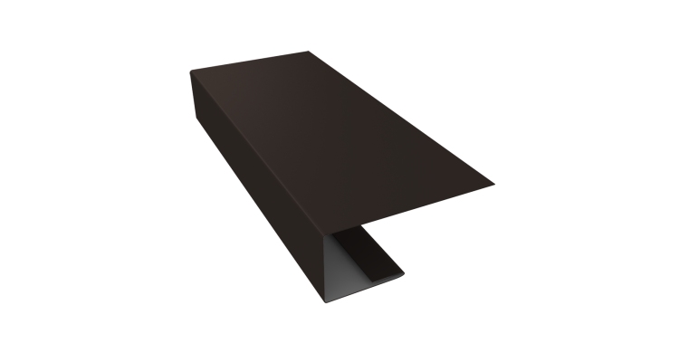 J-Профиль 18мм 0,5 Satin Matt RR 32 темно-коричневый (3м)