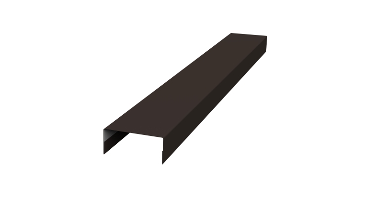 Крышка 30х20 жалюзи Texas 0,45 Drap TX RR 32 темно-коричневый (2,5м)