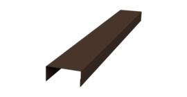 Крышка 30х20 жалюзи Texas 0,45 Drap-double TX RAL 8017 шоколад (2м)