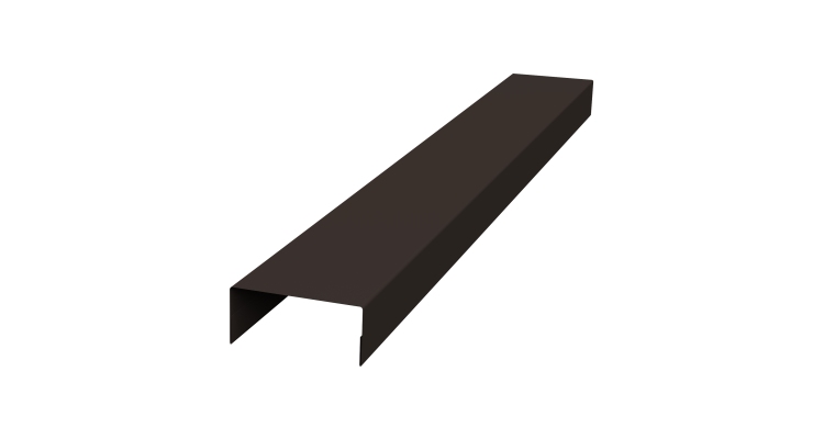 Крышка 45х20 жалюзи Texas 0,5 PurPro Matt 275 RR 32 темно-коричневый (2м)