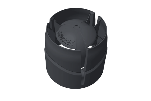 Колпак Krovent Hupcap 110 new серый