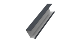 Крышка жалюзи Milan,Tokyo 0,45 Drap RAL 7024 мокрый асфальт (3м)