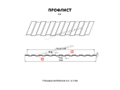 Профлист С-8x1150-B (ПЭ-01-9010-0,7)