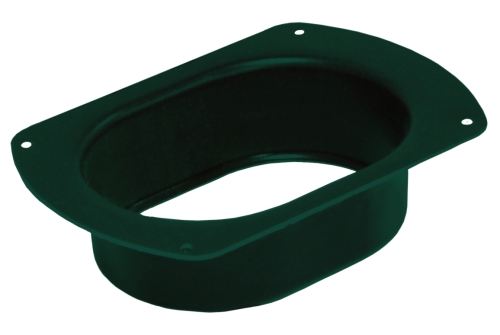 Воронка врезная 127 мм PE RAL 6005 зеленый мох